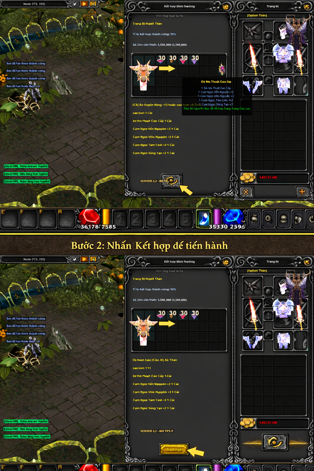 Hướng dẫn ép cánh cấp 1